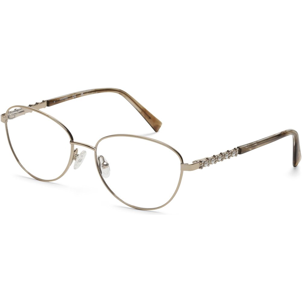 New Radiance by Viva VV-8026 032 Pale Gold Eyeglasses 52/16/140